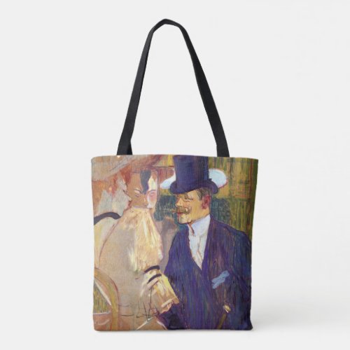 The Englishman by Toulouse Lautrec Vintage Art Tote Bag