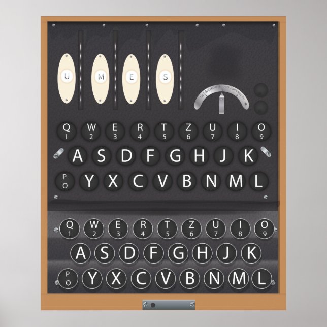 The Enigma Machine Poster (Front)