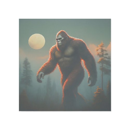 The Enigma of the Forest Bigfoot Gallery Wrap