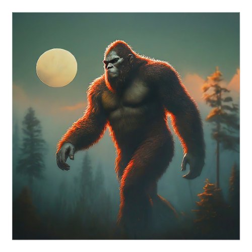 The Enigma of the Forest Bigfoot Photo Print