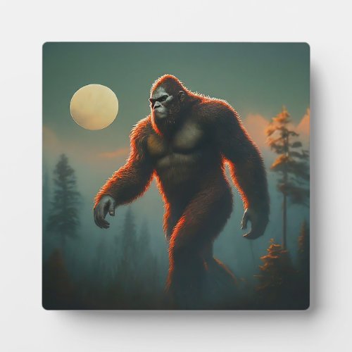 The Enigma of the Forest Bigfoot Plaque