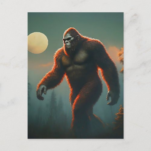 The Enigma of the Forest Bigfoot Postcard