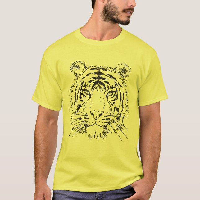 The Enigmatic Tiger (Light Fabric) T-Shirt (Front)
