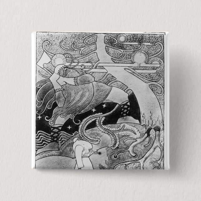 The Enormous Oak Tree is Cut Down Button (Front)