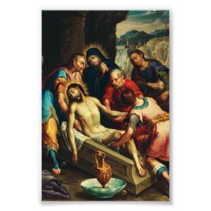The Entombment of Christ Juan Rodríguez Juarez Photo Print