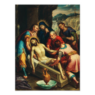 The Entombment of Christ Juan Rodríguez Juarez Photo Print