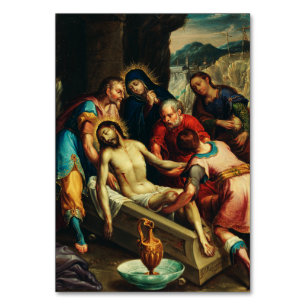 The Entombment of Christ Juan Rodríguez Juarez Table Number