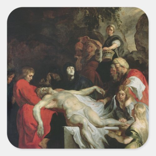 The Entombment Square Sticker