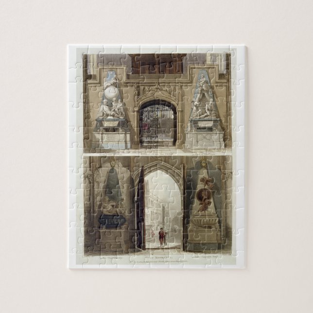 The Entrance into the Choir and the West Entrance, Jigsaw Puzzle (Vertical)