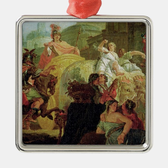 The Entrance of Alexander the Great Metal Ornament (Front)