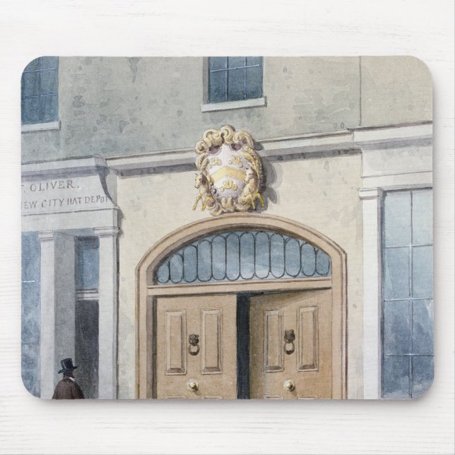 The Entrance to Coachmakers Hall, 1854 Mouse Pad (Front)