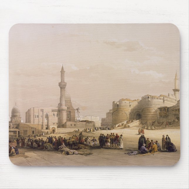 The Entrance to the Citadel of Cairo Mouse Pad (Front)