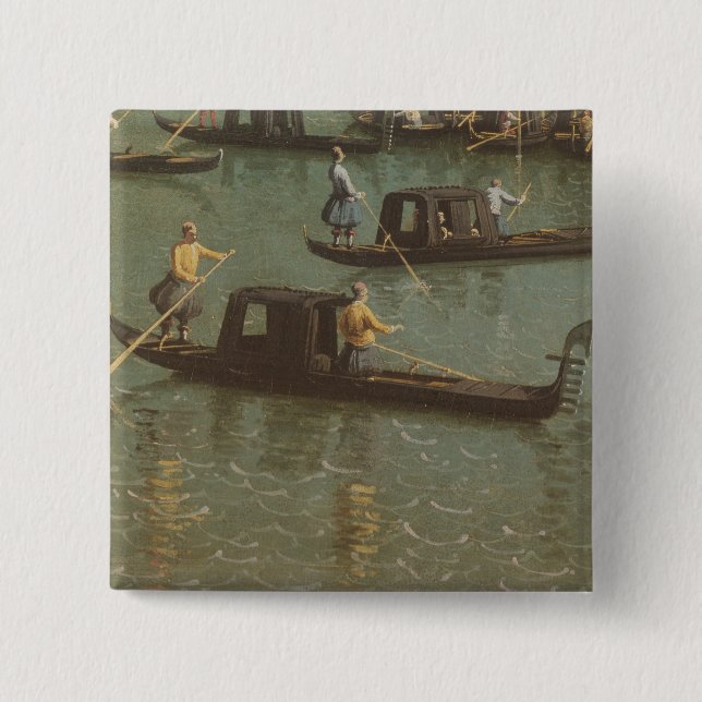 The Entrance to the Grand Canal Pinback Button (Front)