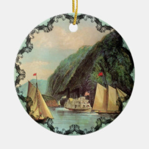 The Entrance to the Highlands  Vintage Ornament