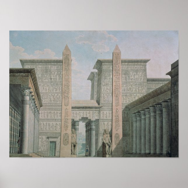 The Entrance to the Temple, Act I scene iii Poster (Front)