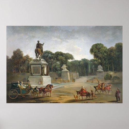 The Entrance to the Tuileries from the Place Poster