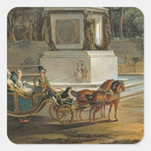 The Entrance to the Tuileries Square Sticker