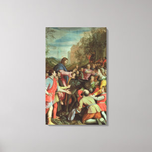 The Entry of Christ into Jerusalem Canvas Print