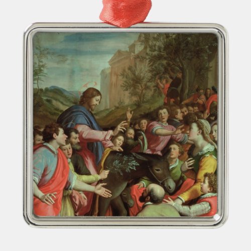 The Entry of Christ into Jerusalem Metal Ornament