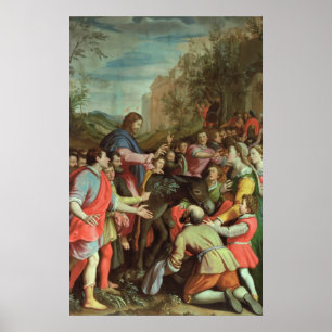 The Entry of Christ into Jerusalem Poster