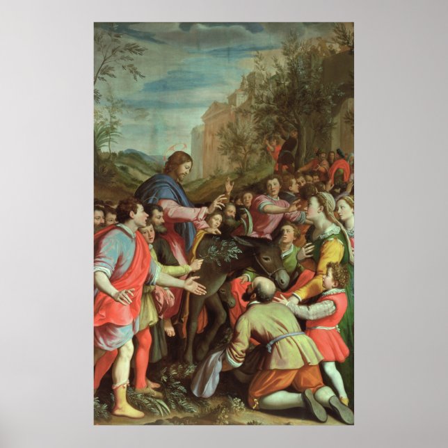 The Entry of Christ into Jerusalem Poster (Front)
