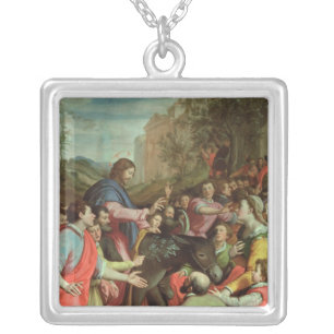 The Entry of Christ into Jerusalem Silver Plated Necklace