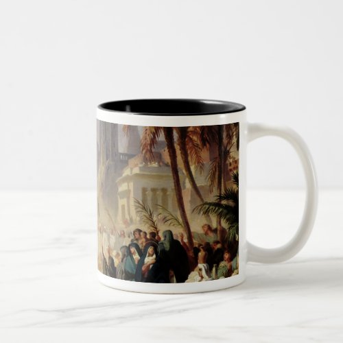 The Entry of Christ into Jerusalem Two_Tone Coffee Mug
