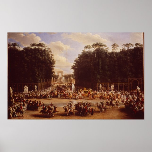 The Entry of Napoleon and Marie-Louise Poster (Front)