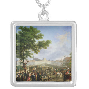 The Entry of Napoleon Bonaparte Silver Plated Necklace
