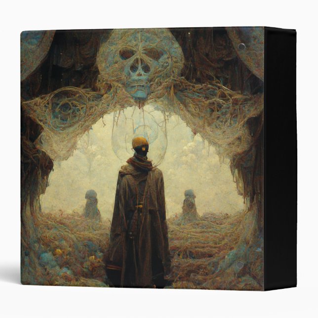 The Entryway Dark Fantasy Sci-Fi 3 Ring Binder (Back/Spine)
