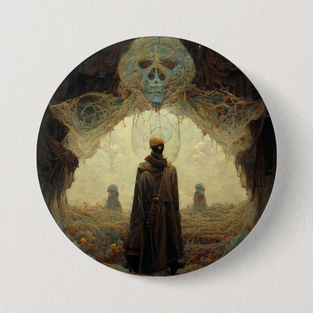 The Entryway Dark Fantasy Sci-Fi Button (Front)