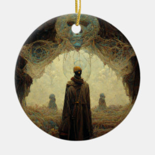 The Entryway Dark Fantasy Sci-Fi Ceramic Ornament