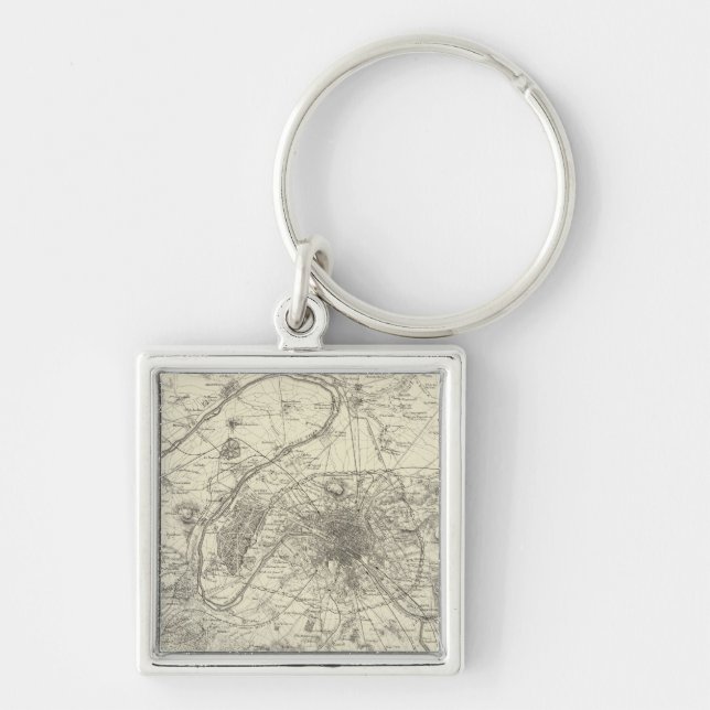 The Environs Of Paris Keychain (Front)