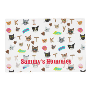 The Epic Cat Heads Collection Placemat