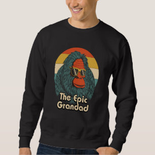 The Epic Grandad Fathers Day Grandpa Parents Grand Sweatshirt