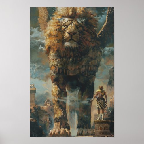 The Epic of Gilgamesh Inspired Poster