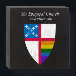 The Episcopal Church Welcomes You LGBT Wood Sign<br><div class="desc">The Episcopal Church Welcomes You LGBT Wood Sign 
Show your Episcopal Pride!
Great for home or office!</div>