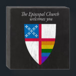 The Episcopal Church Welcomes You LGBT Wood Sign<br><div class="desc">The Episcopal Church Welcomes You LGBT Wood Sign 
Show your Episcopal Pride!
Great for home or office!</div>
