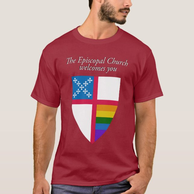 The Episcopal Church Welcomes You LGBTQ T-Shirt (Front)