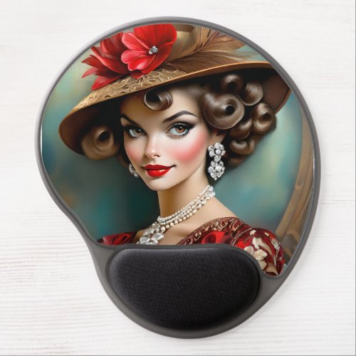 The epitome of elegance the fashion connoisseur a gel mouse pad