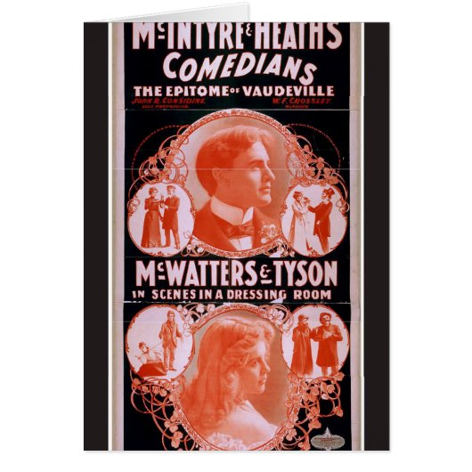 The Epitome of Vaudeville Cards (Front)