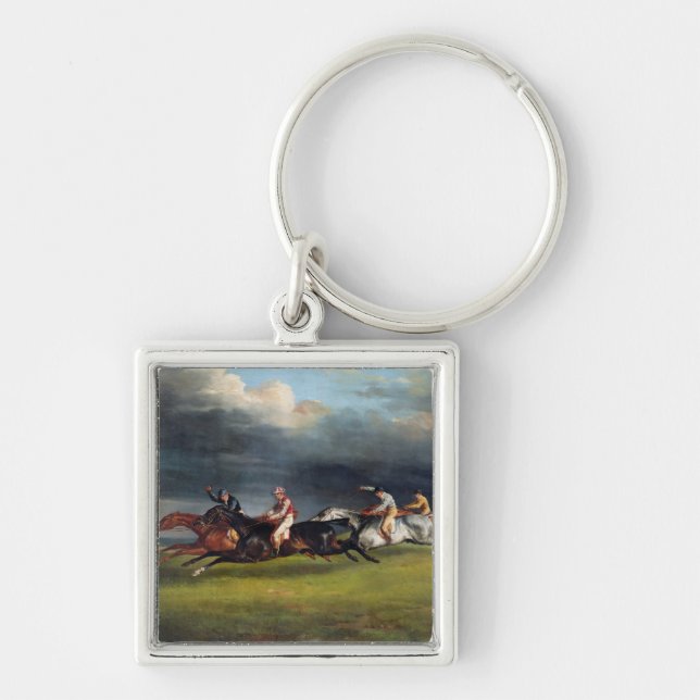 The Epsom Derby, 1821 Keychain (Front)