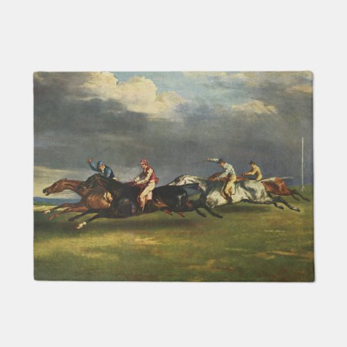 The Epsom Derby Horse Race Doormat