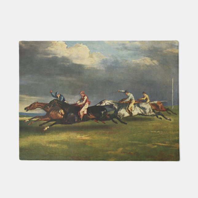 The Epsom Derby Horse Race Doormat (Front)
