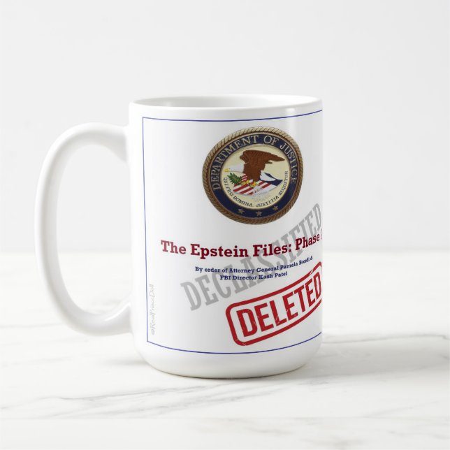 The Epstein Files Phase 2 Mug (Left)