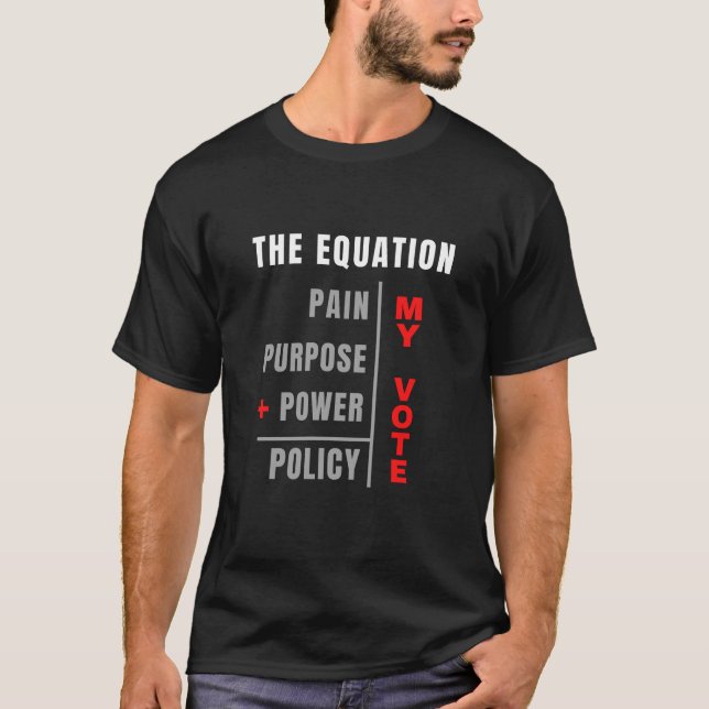 The Equation My Vote T-Shirt (Front)