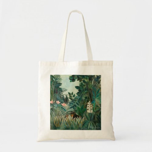 The Equatorial Jungle 1909 by Henri Rousseau Tote Bag