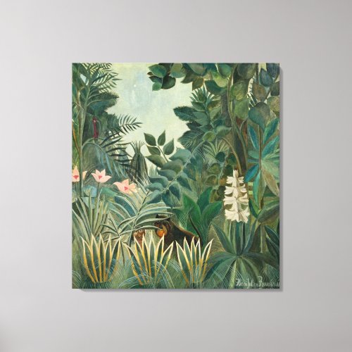 The Equatorial Jungle 1909 oil on canvas Canvas Print