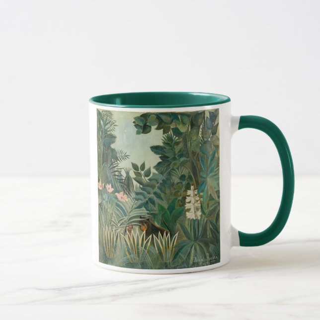 The Equatorial Jungle, 1909 (oil on canvas) Mug (Right)
