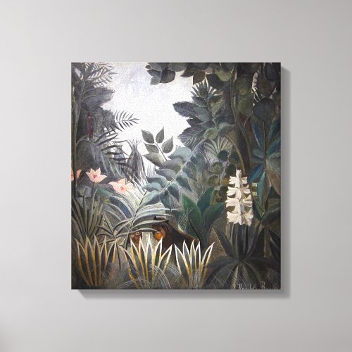 The Equatorial Jungle Canvas Print